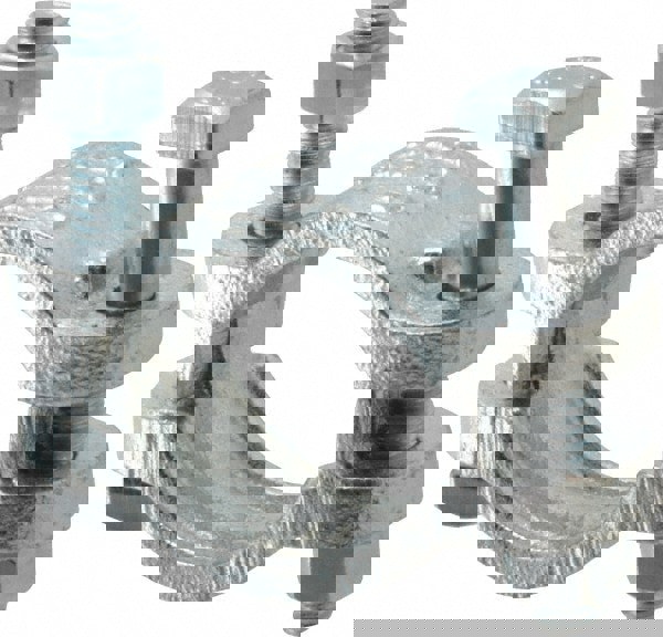 Double Bolt Clamp: Plated Iron